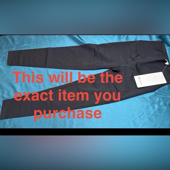 Lululemon wunder under High-Rise Leggings – Black – Size 2,4,6,8,10 25” inseam - Picture 10 of 14